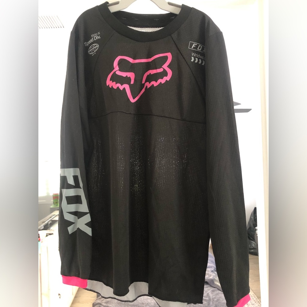 Girl’s Fox Jersey YL PINK & BLACK